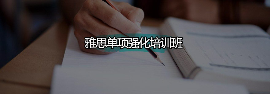 雅思分项培训实景