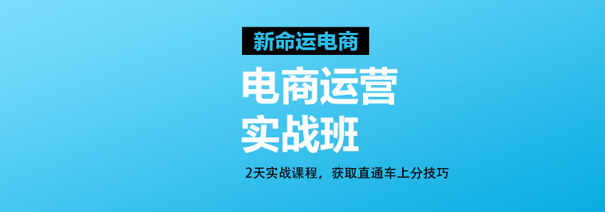 广州电商运营实战班