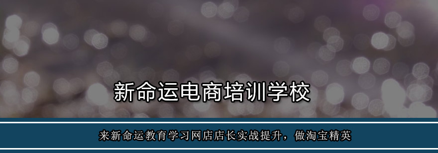 来新命运教育学习网店店长实战提升做淘宝精英