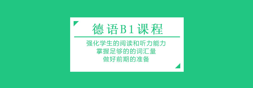 德语B1课程教学场景