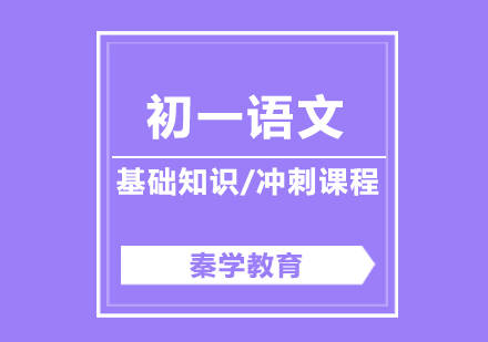 初一语文冲刺课程