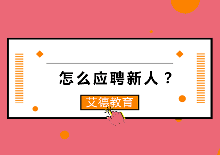 怎么应聘新人？