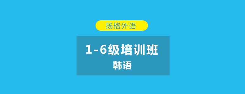 韩语精品班课程展示