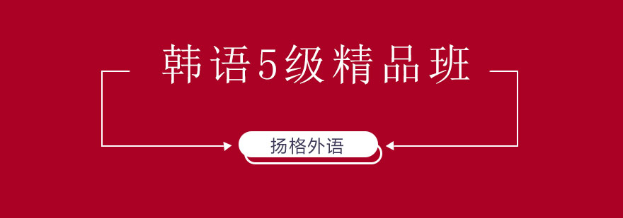 韩语5级课程教学实景