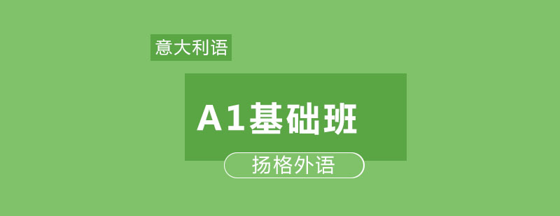 哈尔滨意大利语基础A1全能精品班