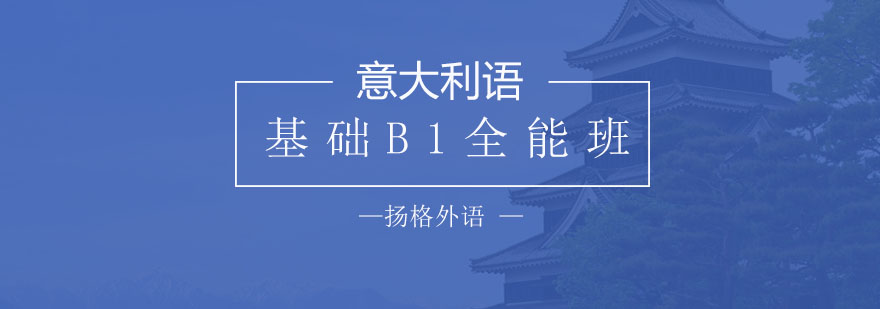 哈尔滨意大利语基础B1全能精品班