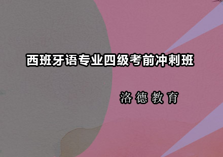 佛山西班牙语专业四级考前冲刺班