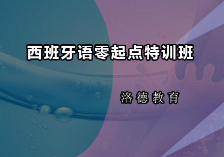 佛山西班牙语零起点特训班