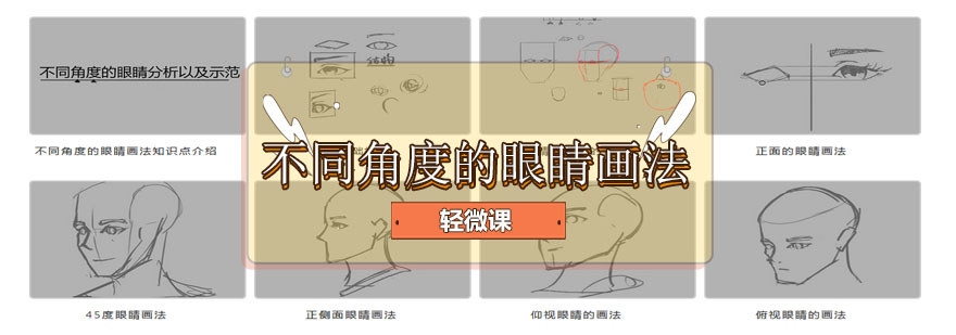 漫画人物面部结构分解图