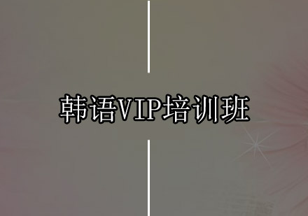 广州韩语VIP培训班