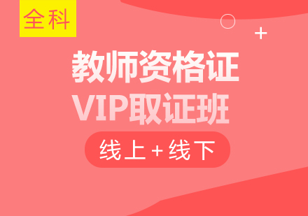 广州教师资格VIP班全科