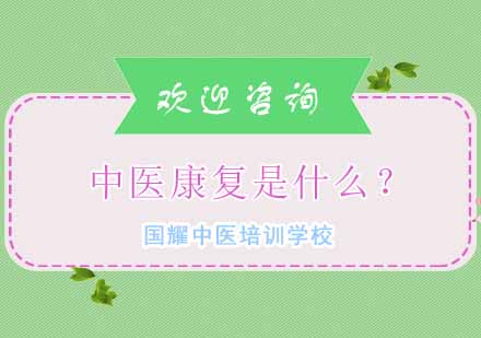中医康复理疗技术深度解析课程