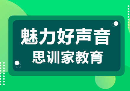 杭州魅力声音培训