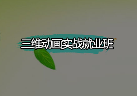 深圳三维动画实战班