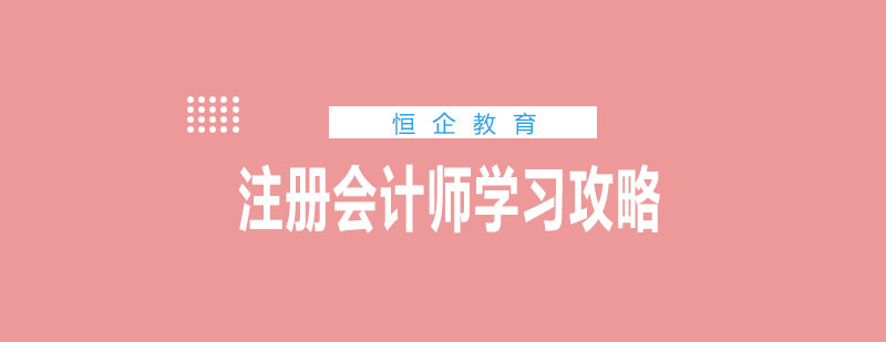 注册会计师学习资料