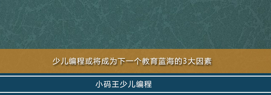 少儿编程教育场景
