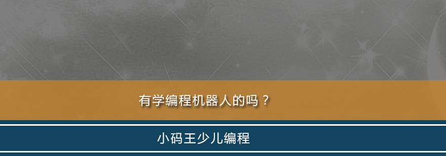 机器人编程课堂实景