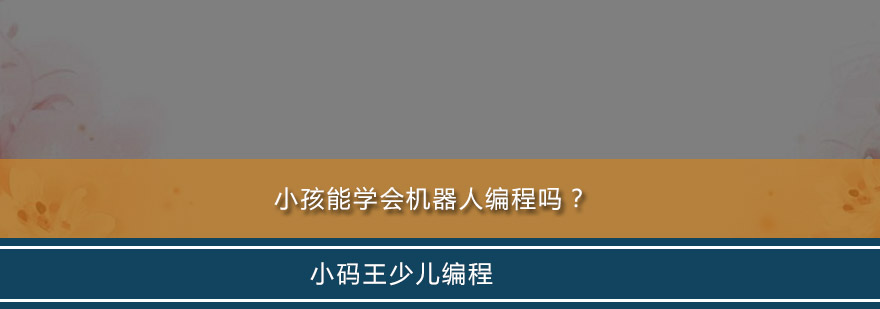 少儿机器人编程课堂实拍