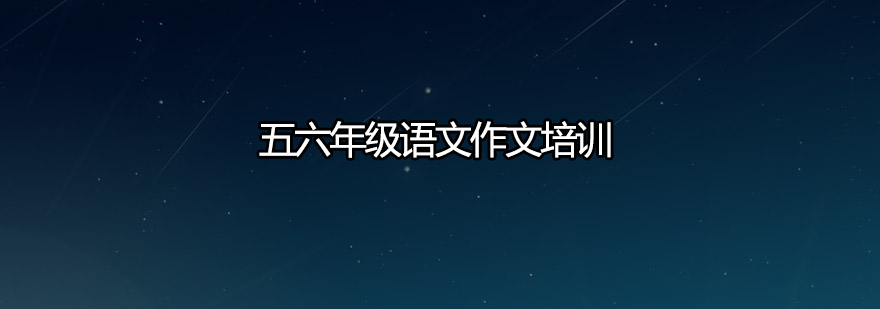 深圳五六年级语文作文培训班