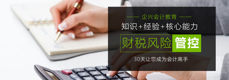 财税风险管理实务教学