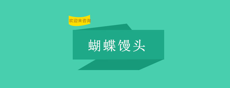 蝴蝶造型面点展示