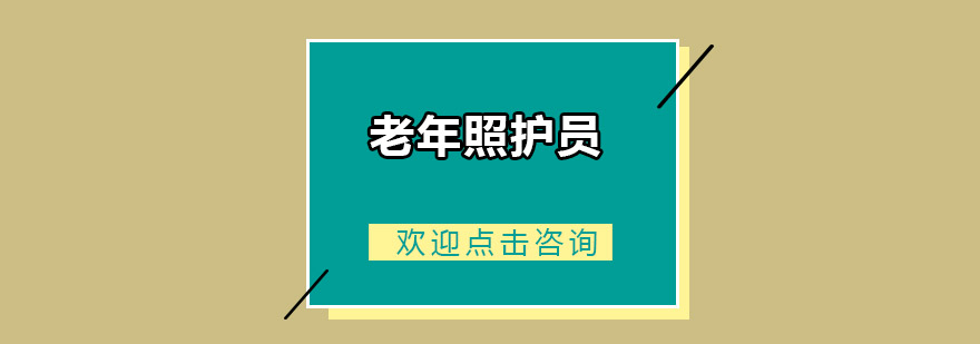 专业老年护理实训