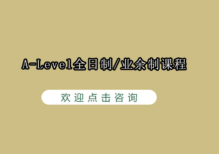 A-Level全日制/业余制课程