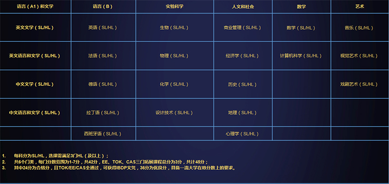 IB选课策略