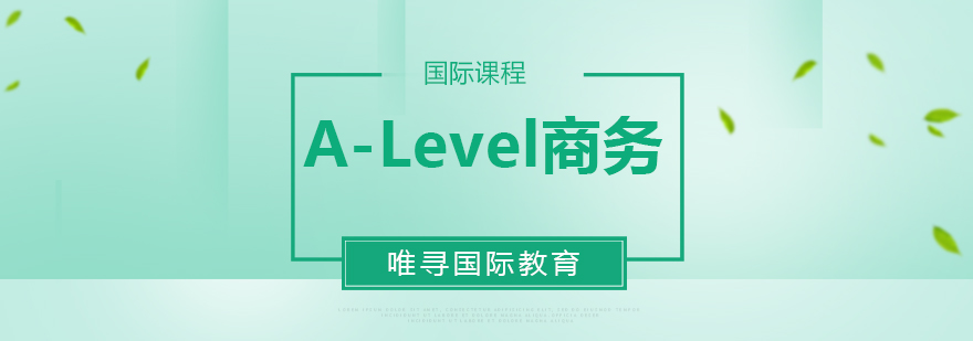 ALevel商务课程体系