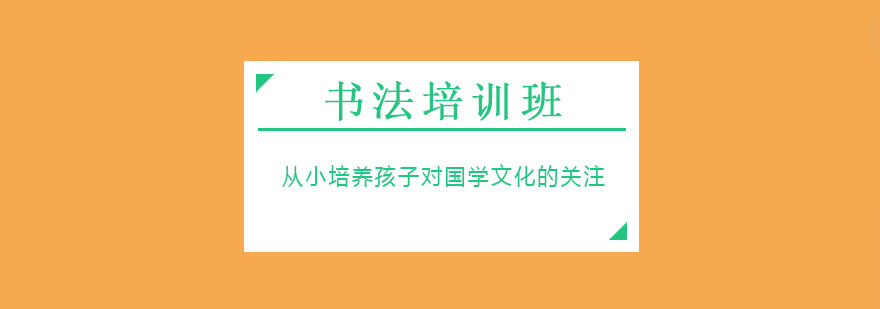 深圳儿童书法教学现场