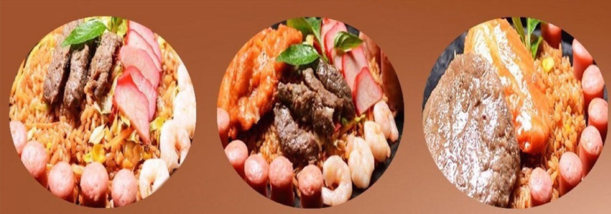 炒饭食材处理