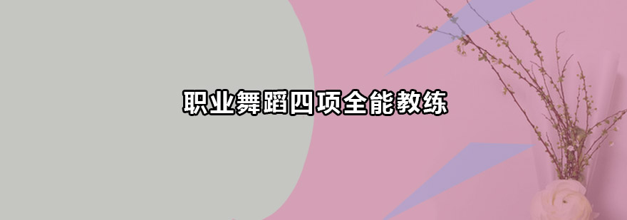 广州职业舞蹈四项全能教练培训班