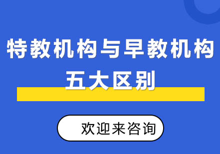 特教机构与早教机构五大核心差异解析