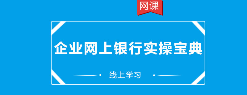 企业网上银行实操宝典