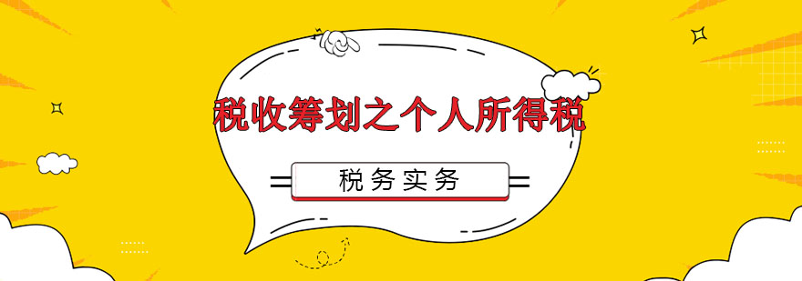 个人所得税筹划教学