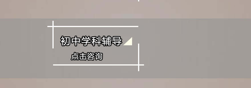 广州初中学科辅导培训班