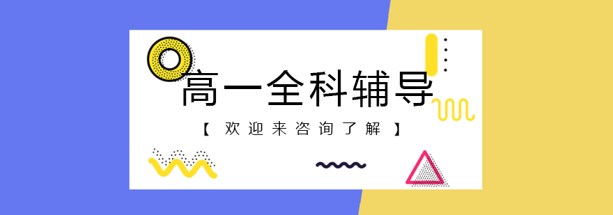 高一学科辅导体系