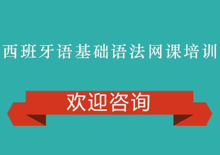 西班牙语基础语法网课培训