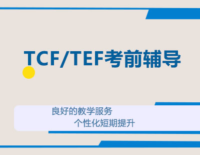 成都TCF/TEF考前辅导培训