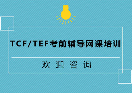 TCF/TEF/DELF考前强化辅导网课培训