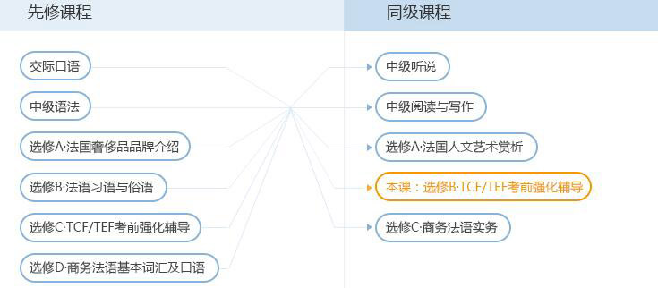 法语TCFTEFDELF考前辅导课程培训