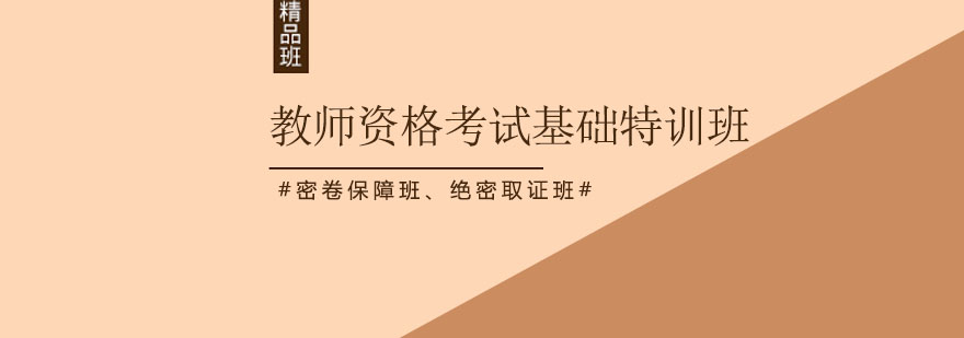 深圳教师资格考试基础特训班