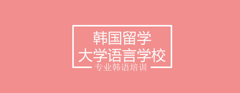 韩国语言课程特色