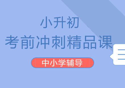 北京小升初考前冲刺精品课程