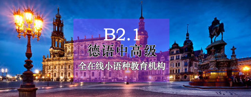 德语中高级B21培训