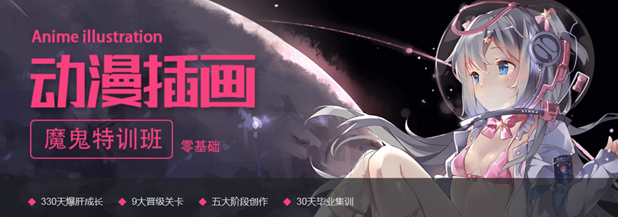 动漫插画教学展示