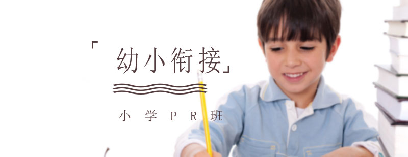 幼小衔接小学PR班