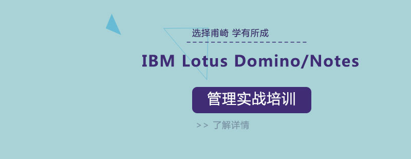 IBMLotusDominoNotes管理实战培训