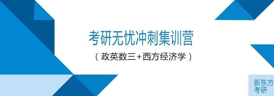 天津新东方考研无忧冲刺集训营政英数三西方经济学