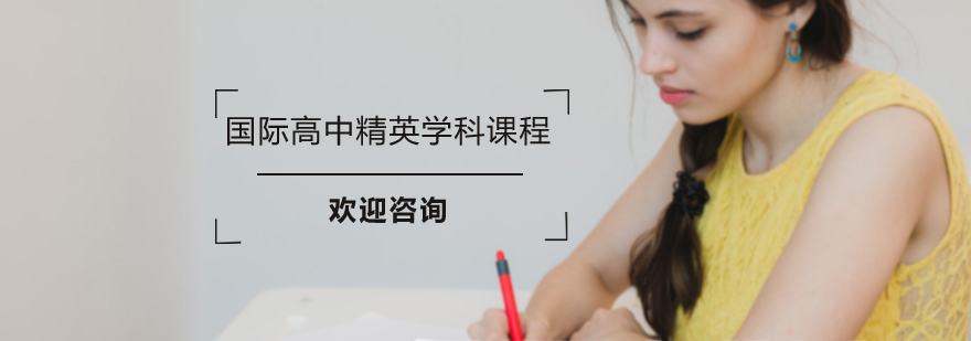 国际高中精英学科课程